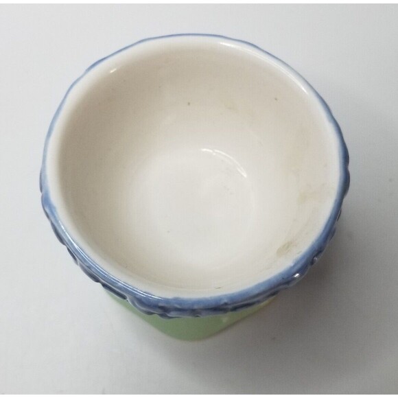 Pfaltzgraff Summer Breeze Ceramic Votive Candle Holder Blue Floral Cottage Decor - Picture 3 of 4